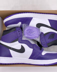 Air Jordan 1 Retro High OG "Court Purple 2.0" 2020 New Size 8.5