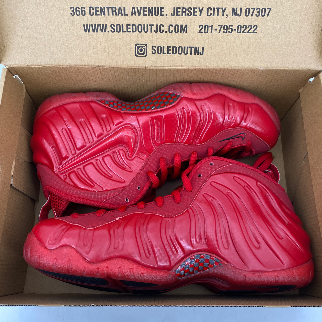 Nike Air Foamposite Pro "Red October" 2015 Used Size 9.5