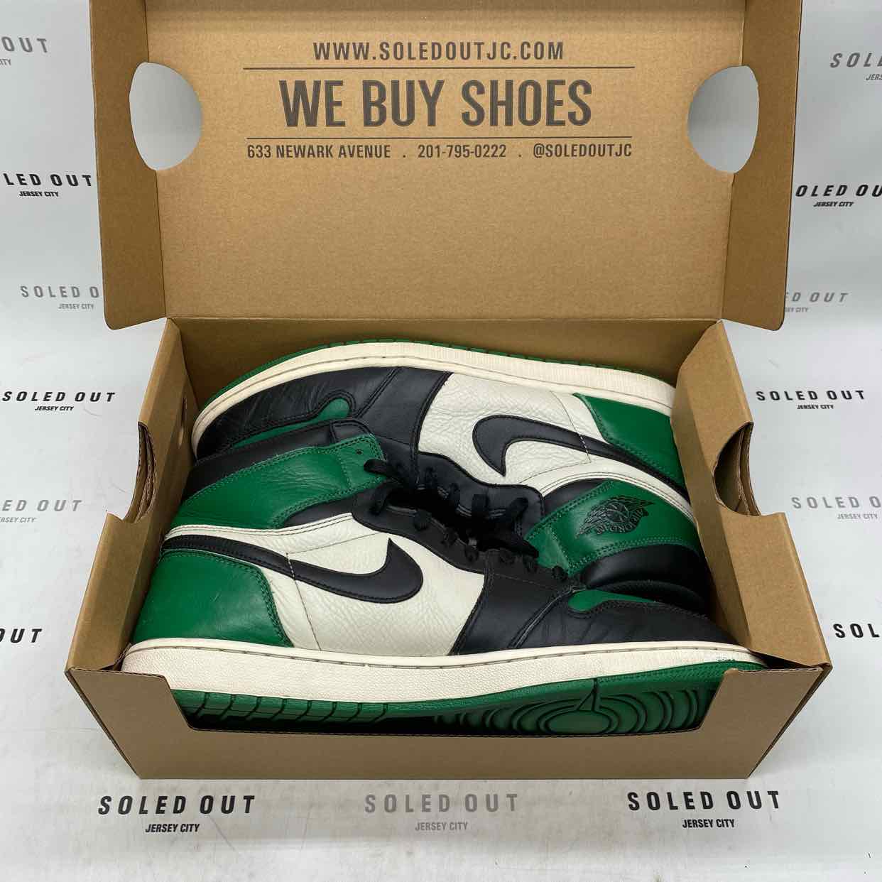 Air Jordan 1 Retro High OG &quot;Pine Green&quot; 2018 Used Size 13