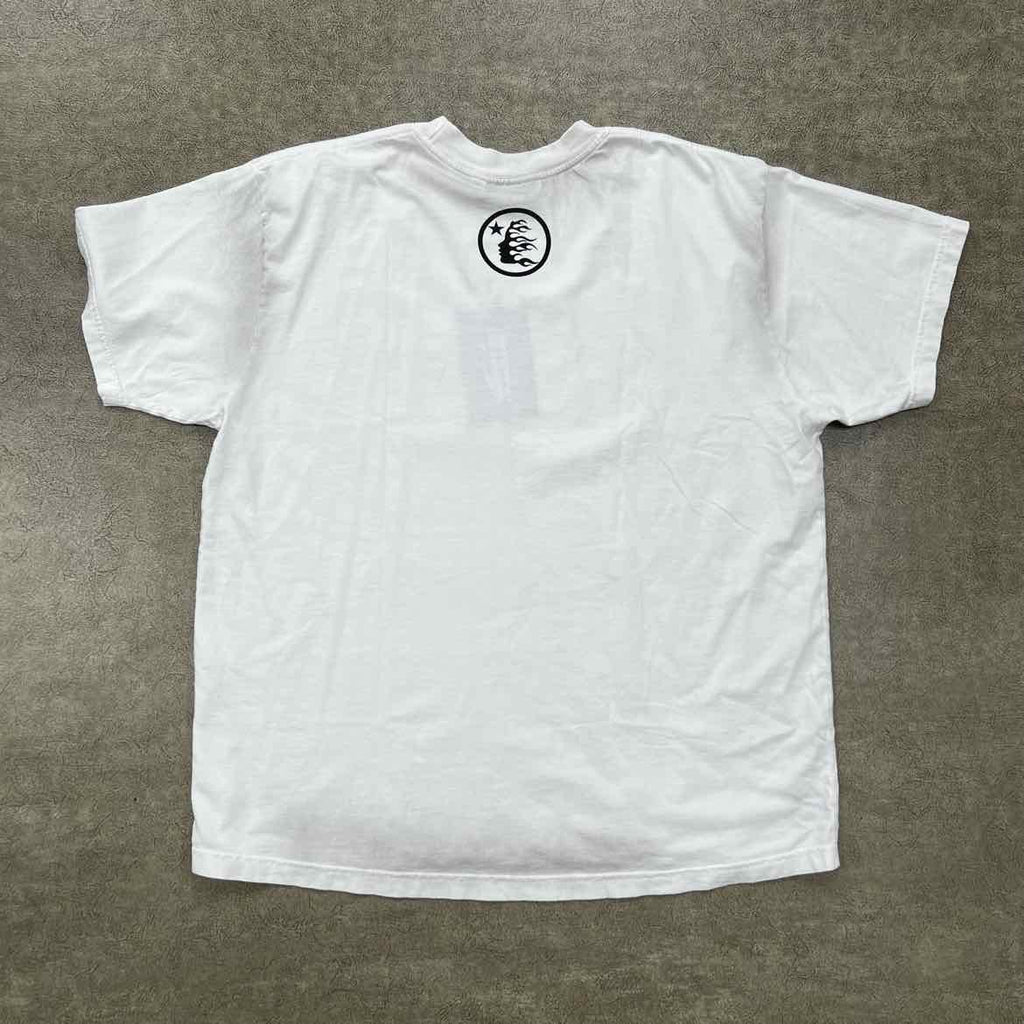 Hellstar T-Shirt "BOX LOGO" White New Size XL