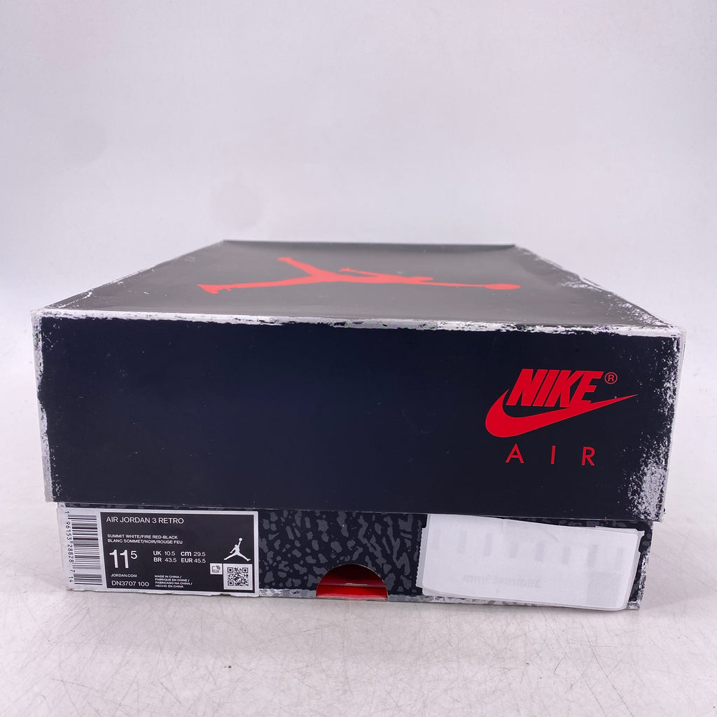 Air Jordan 3 Retro "White Cement" 2023 New Size 11.5
