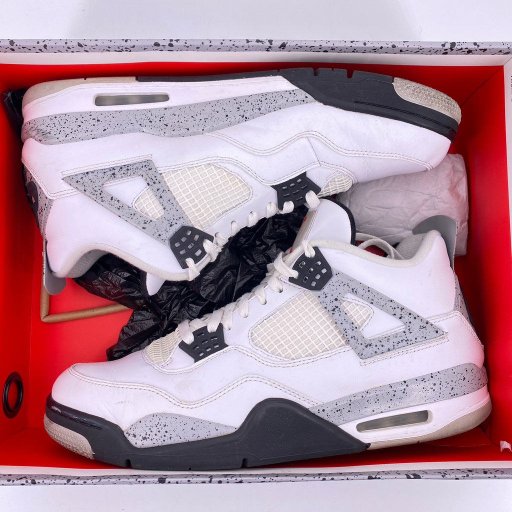 Air Jordan 4 Retro "White Cement" 2016 Used Size 13