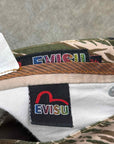 Evisu Pants "CAMO" Green Used Size 36