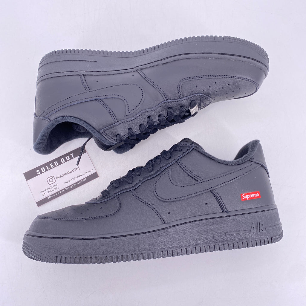 Nike Air Force 1 Low "Supreme Black" 2020 New Size 10.5