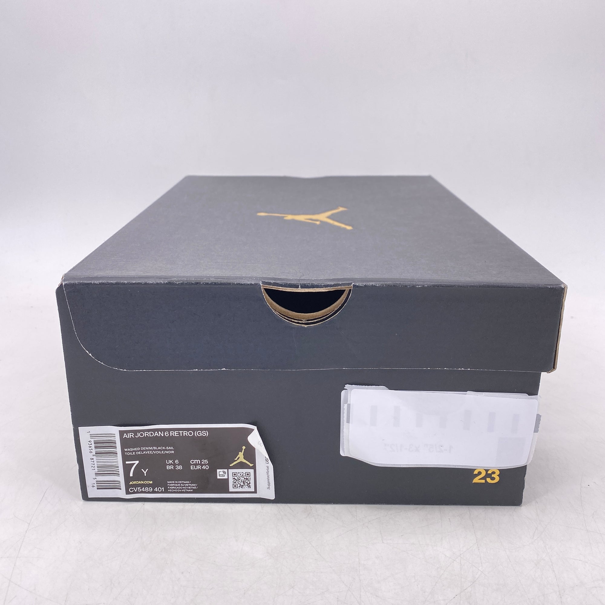 Air Jordan (GS) 6 Retro &quot;Washed Denim&quot; 2019 New Size 7Y