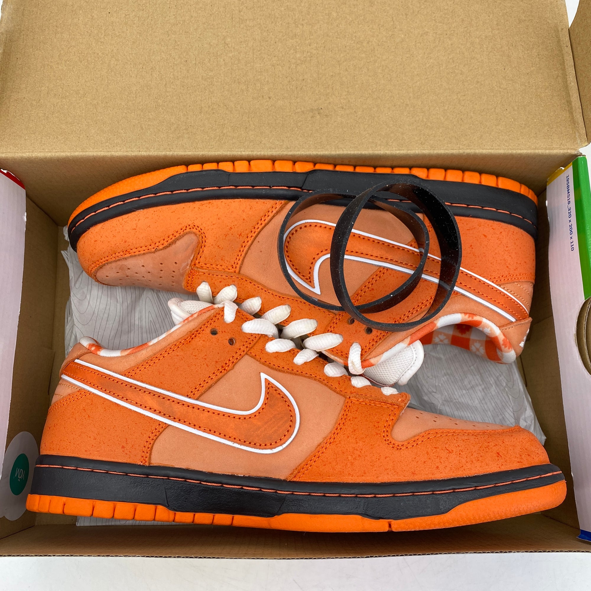 Nike SB Dunk Low &quot;Orange Lobster&quot; 2022 Used Size 8.5