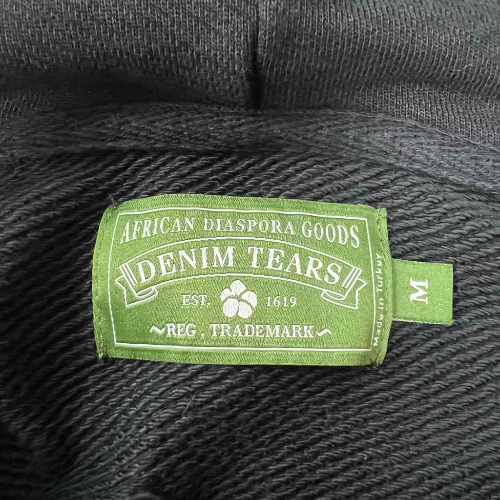 Denim Tears Zip Up "UNIVERSITY" Black Used Size M