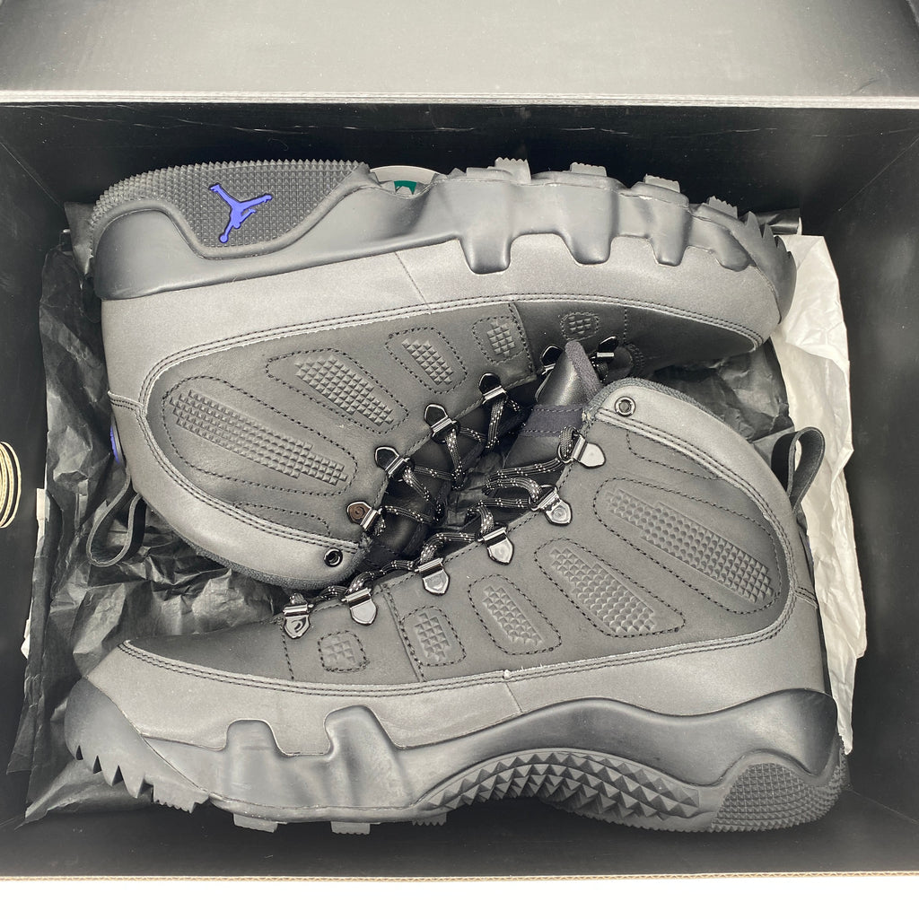 Air Jordan 9 Retro Boot "Black Concord" 2018 Used Size 10