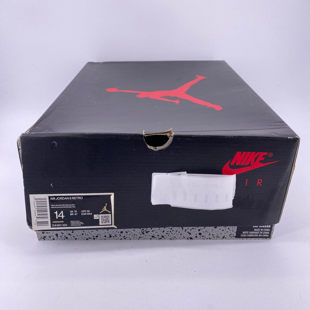 Air Jordan 5 Retro "Fire Red" 2020 New Size 14