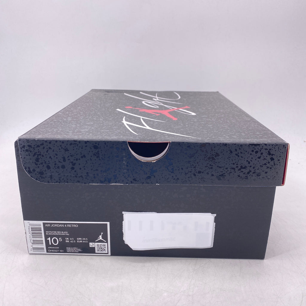 Air Jordan 4 Retro "Red Cement" 2023 New Size 10.5
