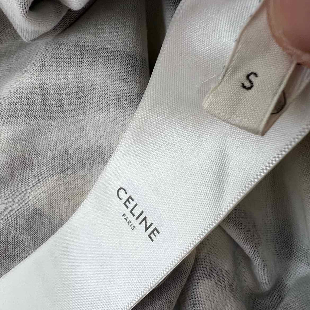 Celine T-Shirt "TIE DYE" Purple Used Size S