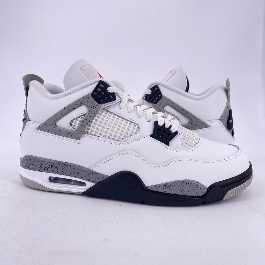 Air Jordan 4 Retro "White Cement" 2025 New Size 13