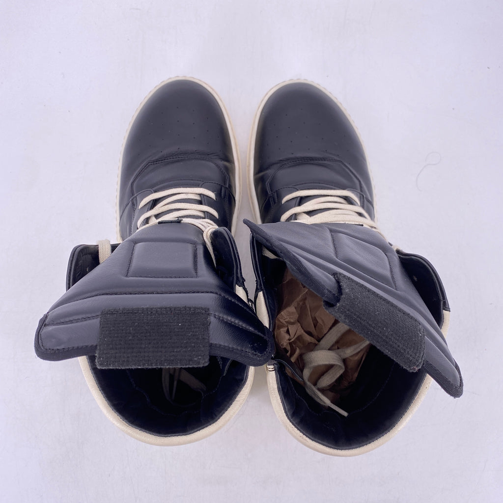 Rick Owens Geobasket "Black Milk"  Used Size 46