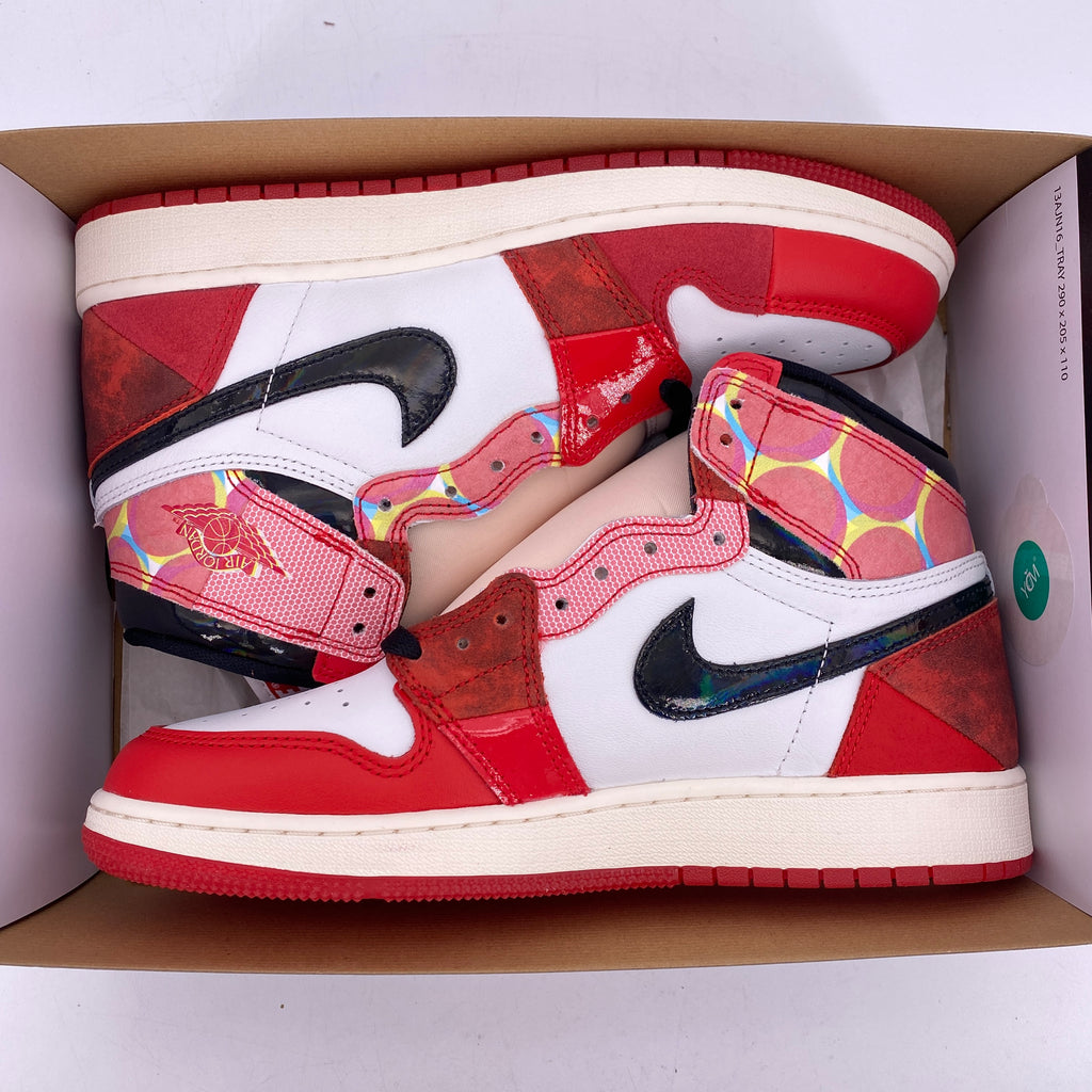 Air Jordan (GS) 1 Retro High OG "Spider-Verse" 2023 New Size 7Y
