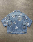 Denim Tears Denim Jacket "STUSSY" Blue Used Size L