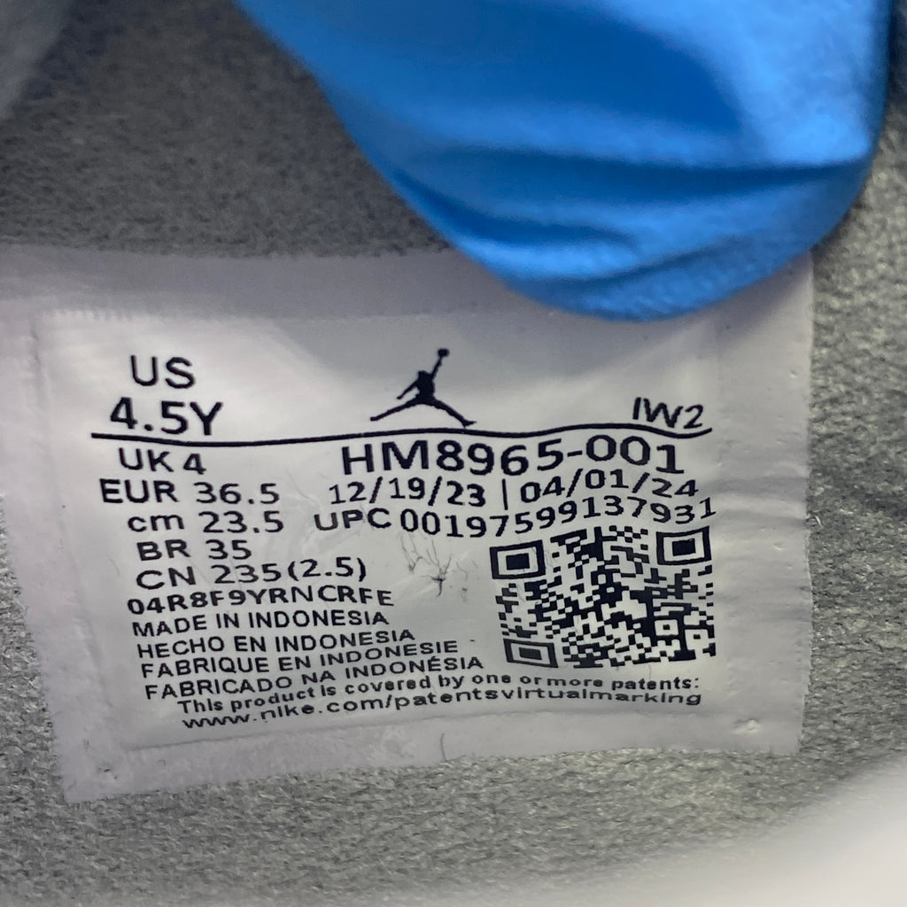 Air Jordan (GS) 4 Retro "Wet Cement" 2024 Used Size 4.5Y