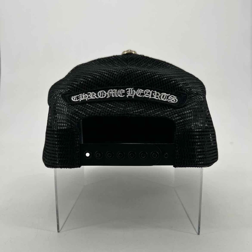 Chrome Hearts Trucker Hat "PONY HAIR CEMETERY" New Black Size OS