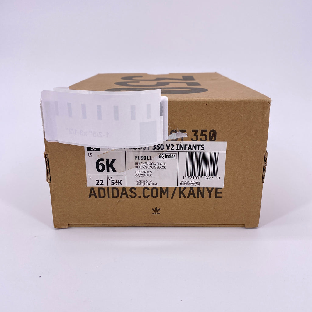 Yeezy (INFANT) 350 V2 "Black" 2019 Used Size 6K