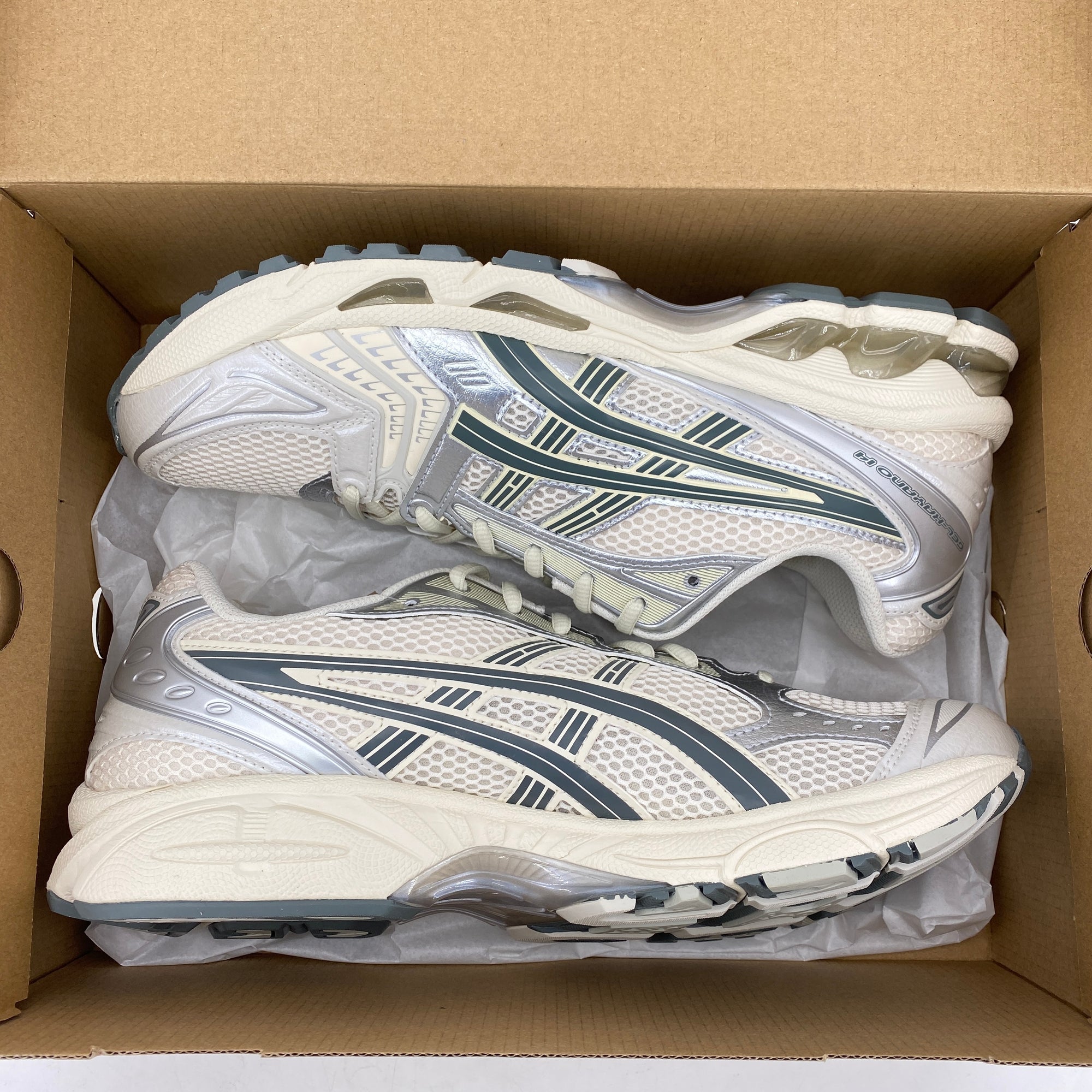 Asics Gel-Kayano 14 &quot;Birch Dark Pewter&quot; 2024 New Size 10.5