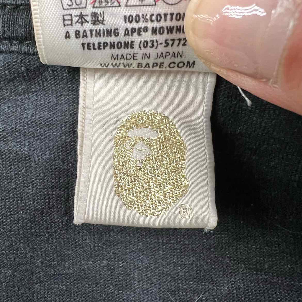 Bape T-Shirt "UNDEFEATED" Black Used Size L