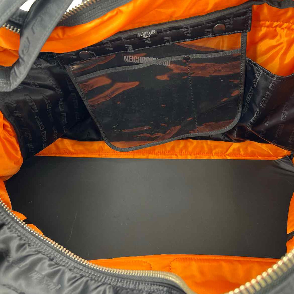 Porter Duffle Bag "NEIGHBORHOOD NYLON TANKER" 2018 Used Black Size OS