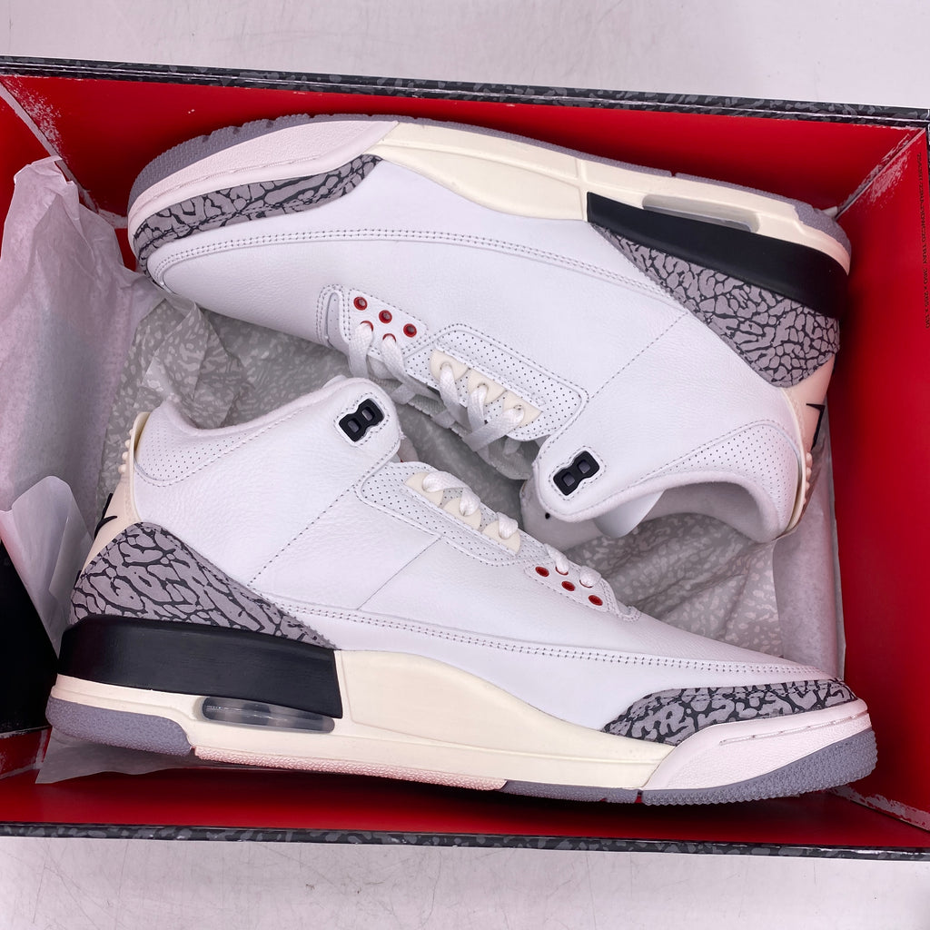 Air Jordan 3 Retro "White Cement" 2023 New Size 12.5