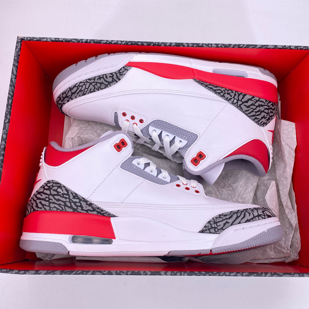 Air Jordan 3 Retro "Fire Red" 2022 New Size 10.5