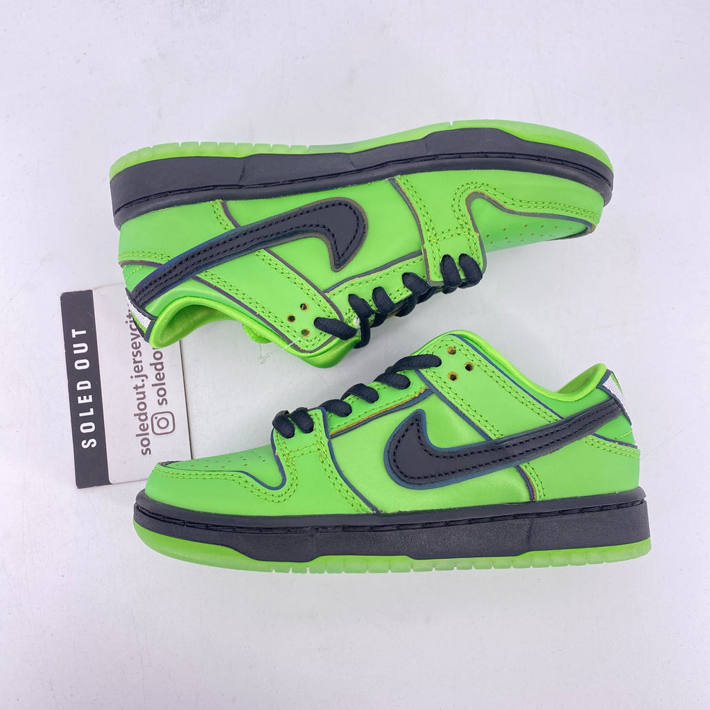 Nike (PS) SB Dunk Low "Powerpuff Buttercup" 2023 New Size 11c