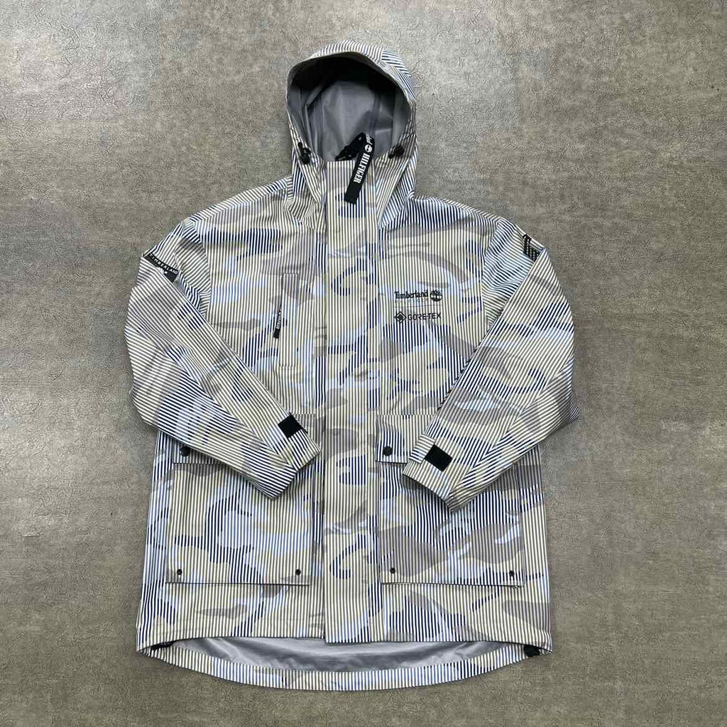 Timberland Jacket "HILFIGER X TIMBERLAND GORE-TEX" Camo Used Size 2XL