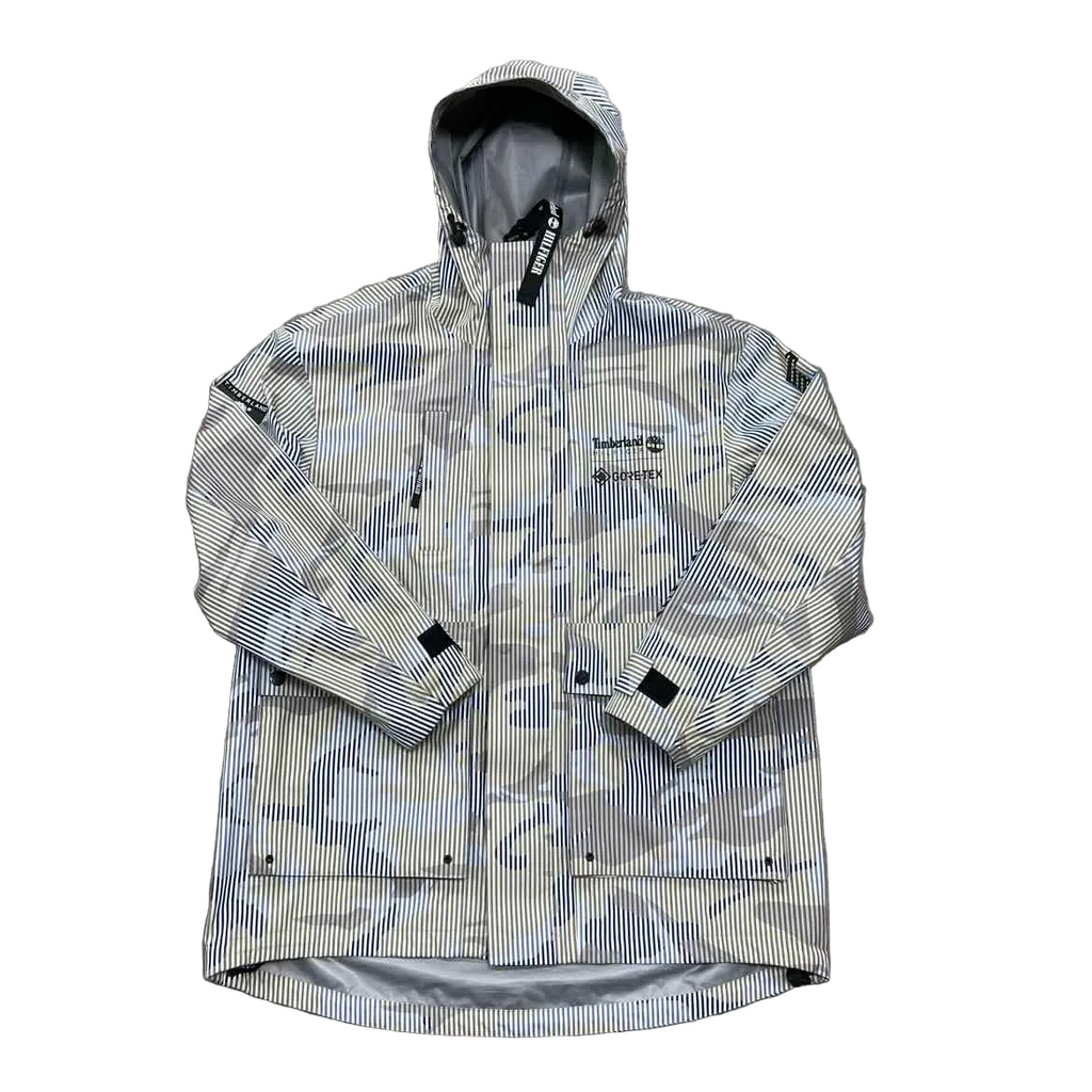 Timberland Jacket "HILFIGER X TIMBERLAND GORE-TEX" Camo Used Size 2XL