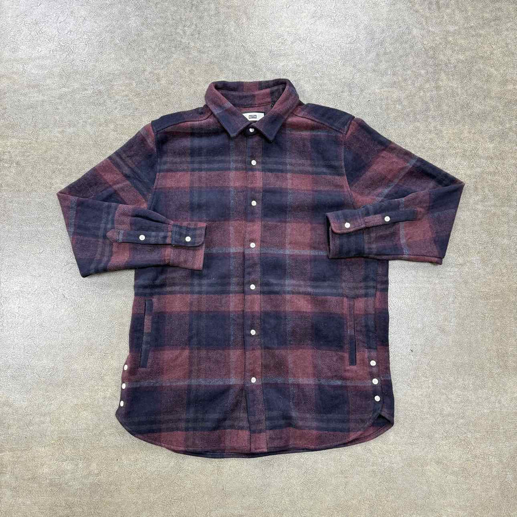 Kith Jacket "PLAID PRINT" Navy Used Size XL