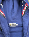 Bape Zip Up "GIANT SHARK" Blue Used Size XL