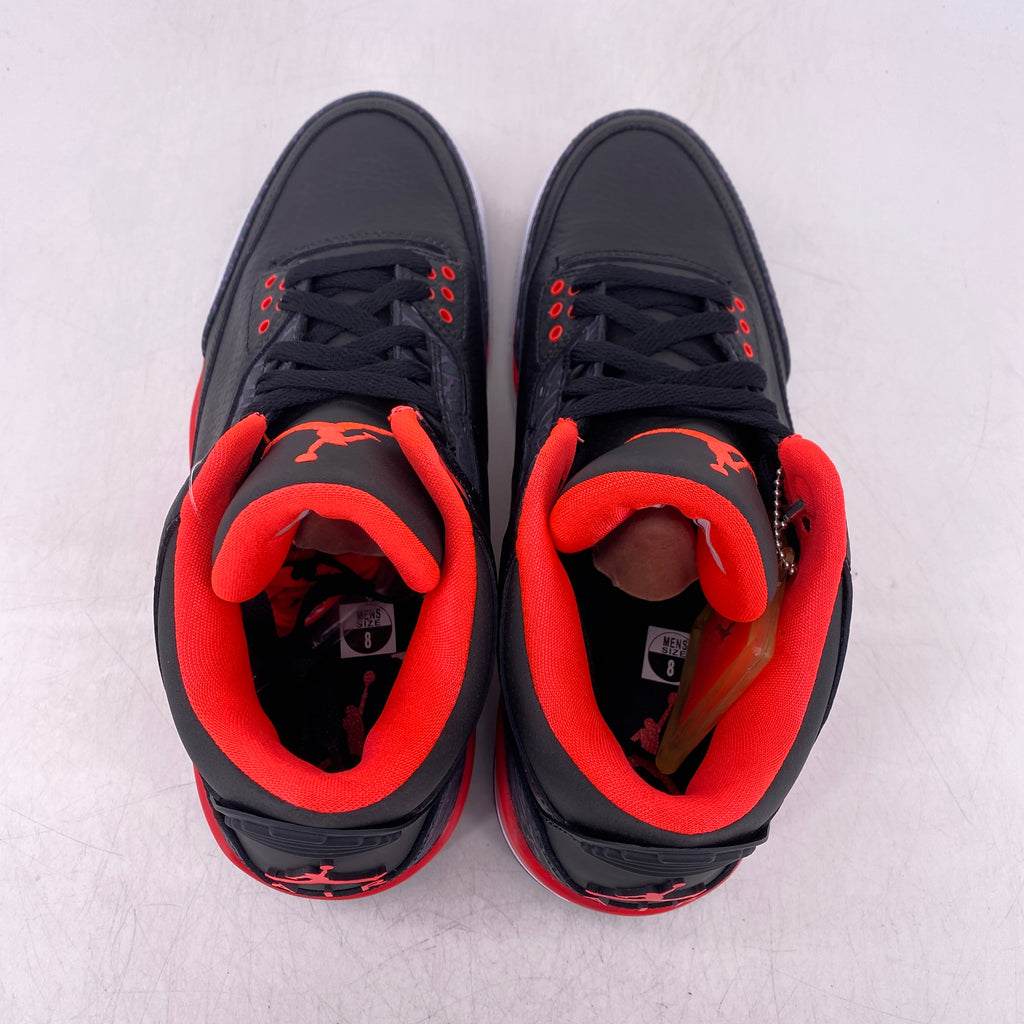 Air Jordan 3 Retro "Crimson" 2013 New Size 8