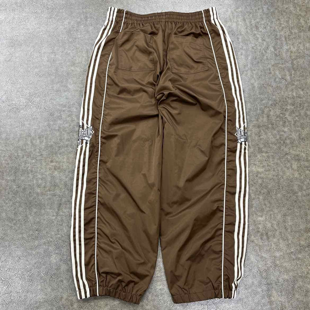 Vale Track Pants "CHOCOLATE STRIPE" Brown Size XXL