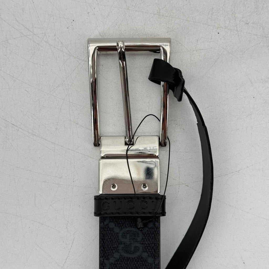 Gucci Belt "MONOGRAM" New Black Size 95