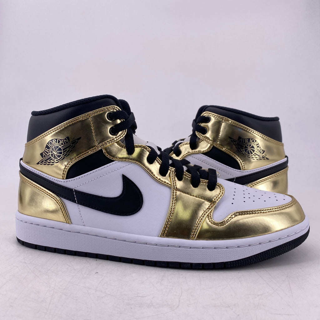 Air Jordan 1 Mid "Metallic Gold" 2020 New Size 10
