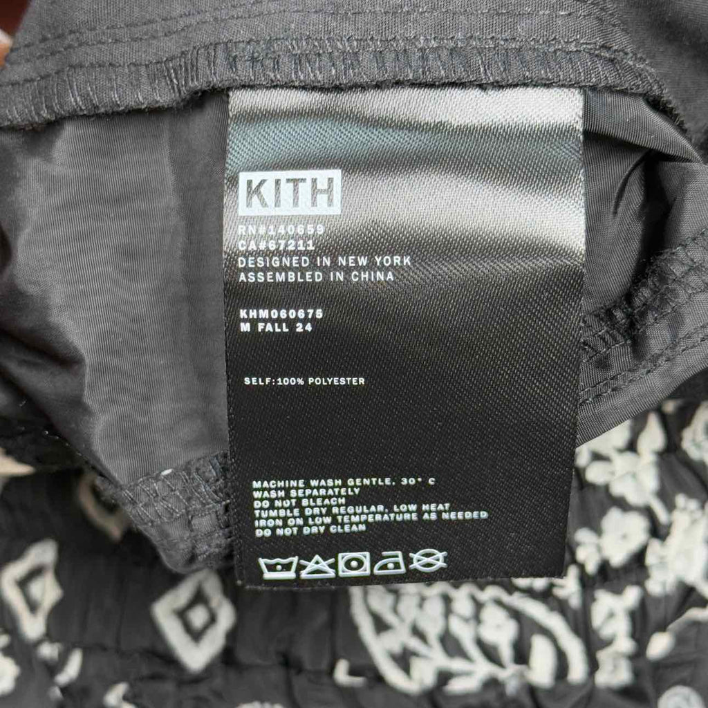 Kith Pants "BANDANA" Black New Size L
