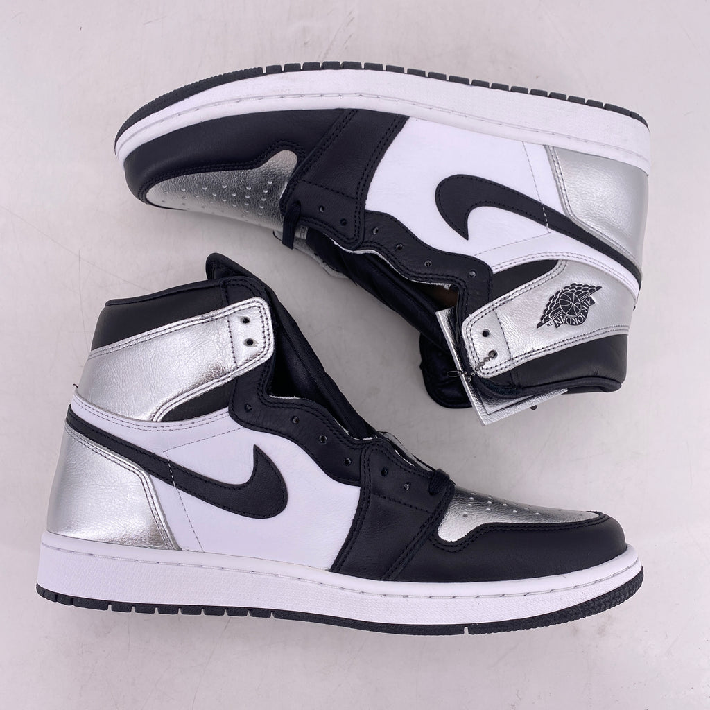 Air Jordan (W) 1 Retro High OG "Silver Toe" 2021 New Size 12W