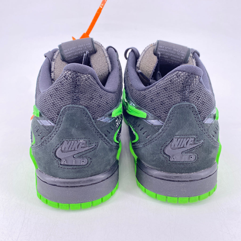Nike Air Rubber Dunk / OW "Green Strike" 2020 Used Size 9.5