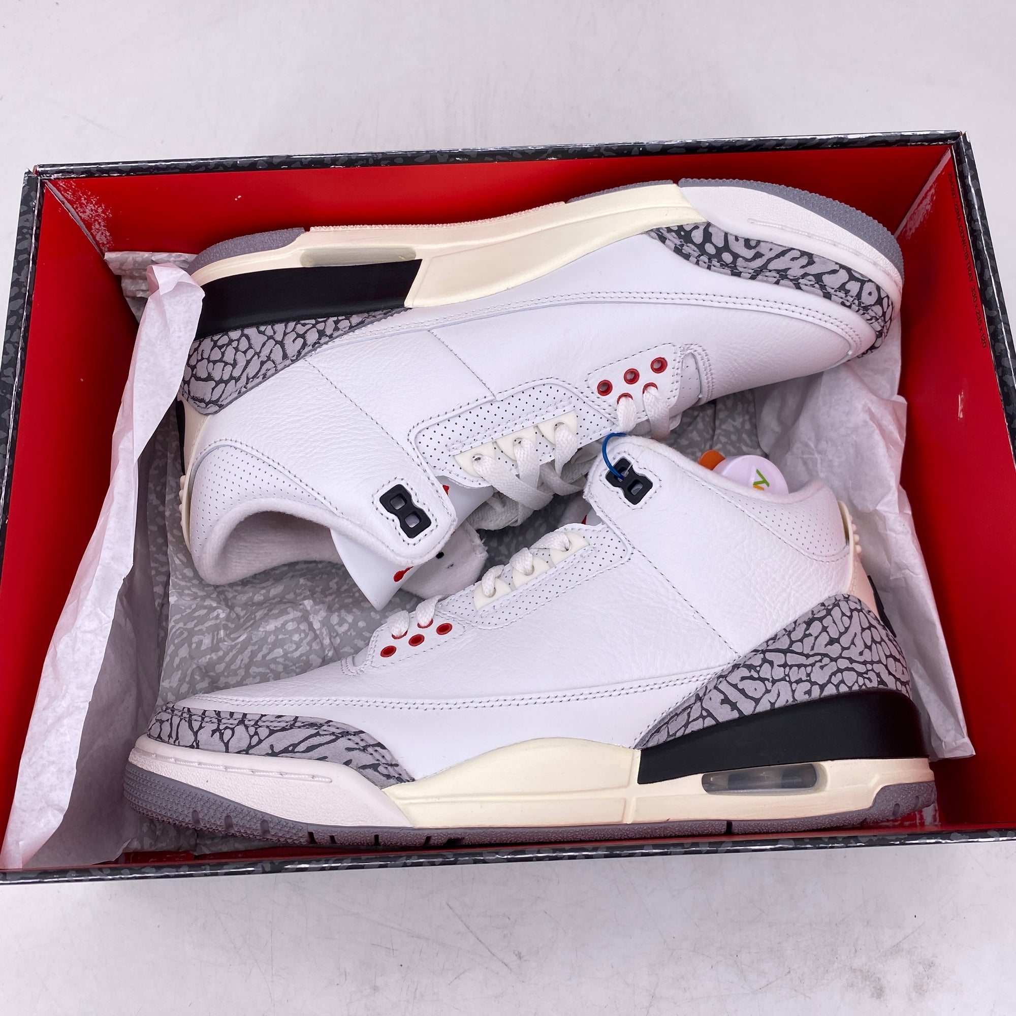 Air Jordan 3 Retro &quot;White Cement Reimagined&quot; 2023 New Size 8.5
