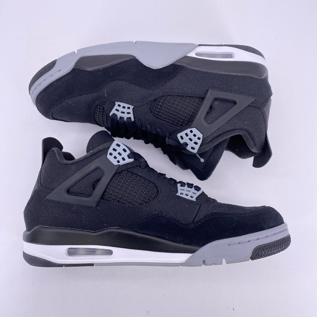 Air Jordan 4 Retro "Black Canvas" 2022 Used Size 11