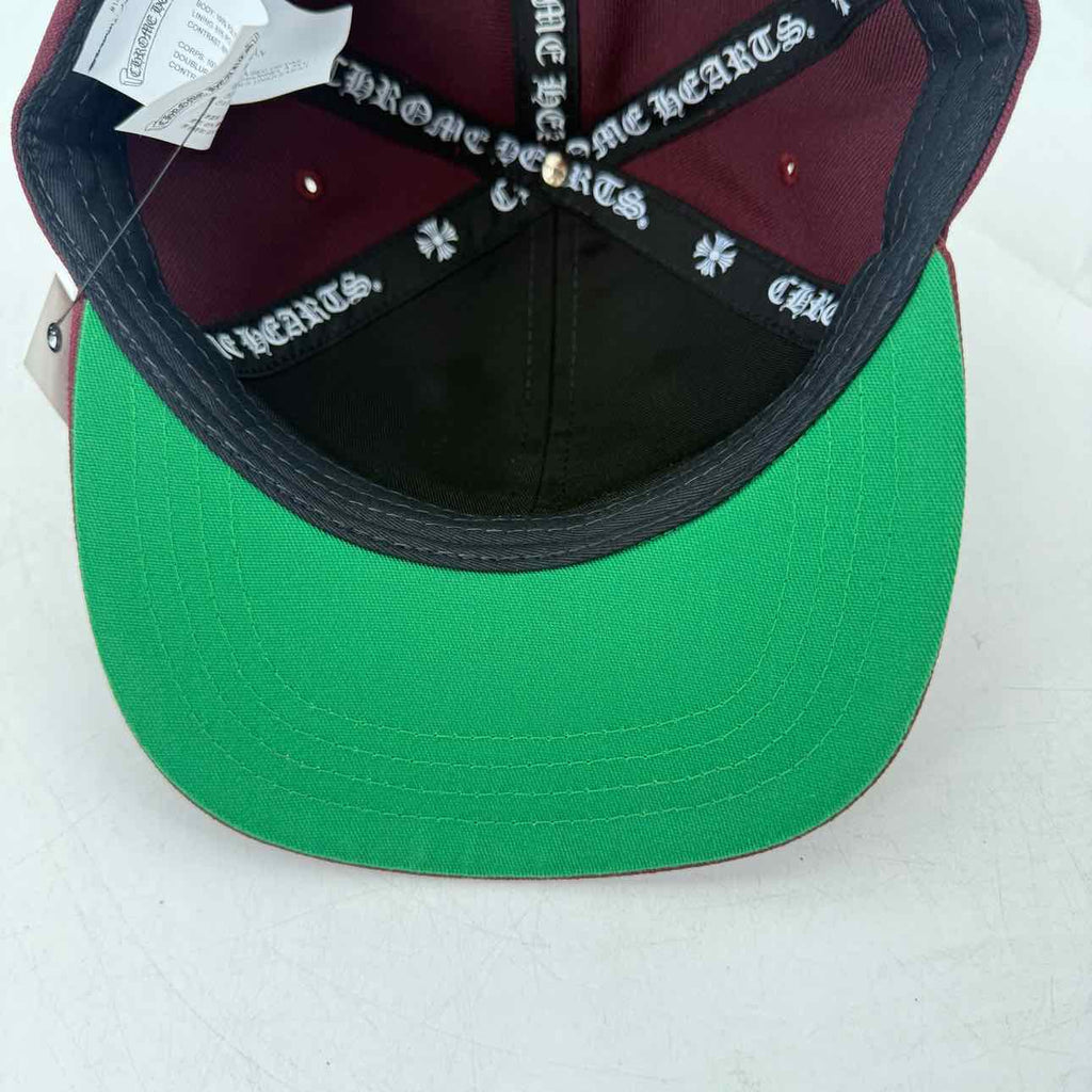 Chrome Hearts Snapback "BASEBALL" New Maroon Size OS