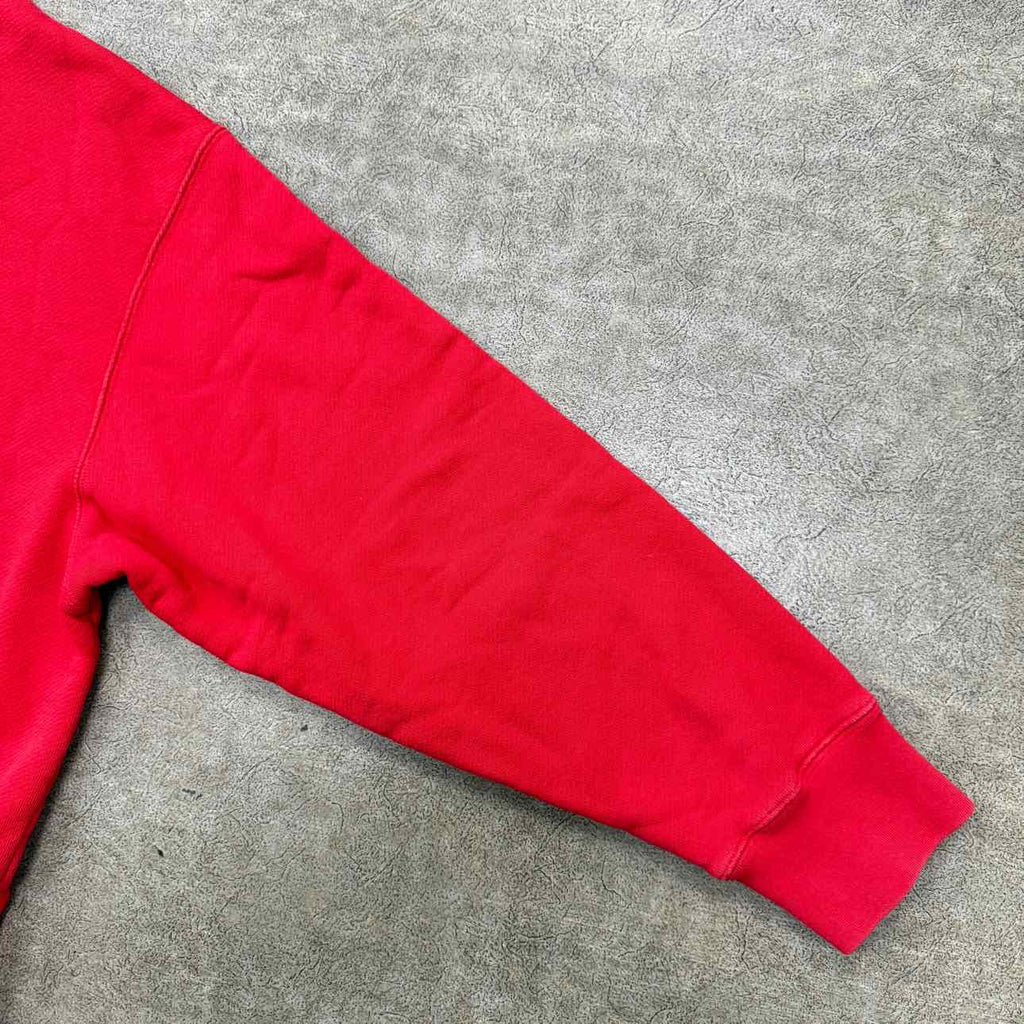 Palm Angels Crewneck Sweater "BEAR" Red Used Size XS