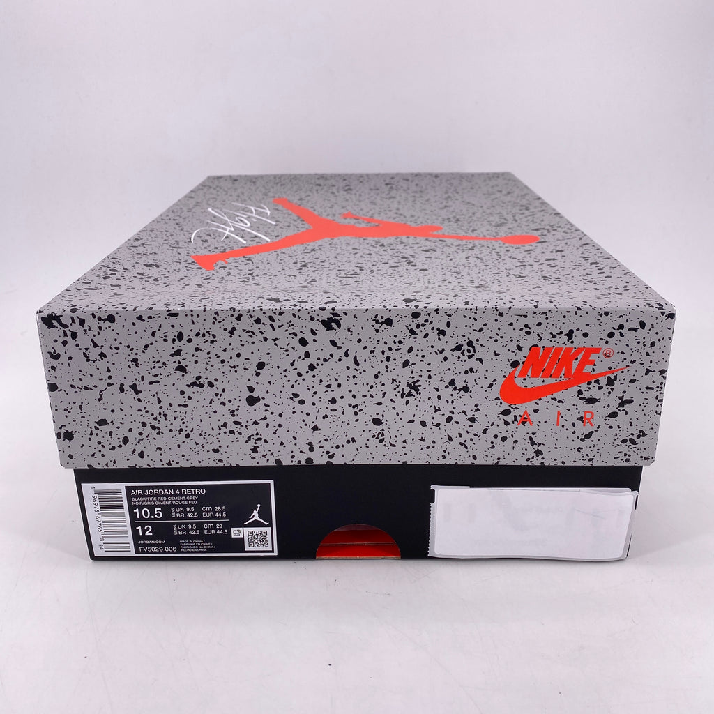 Air Jordan 4 Retro "Bred Reimagined" 2024 New Size 10.5