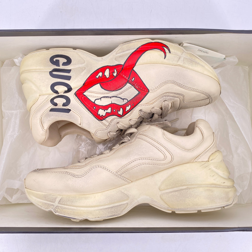 Gucci (W) Rython "Mouth Print"  Used Size 35