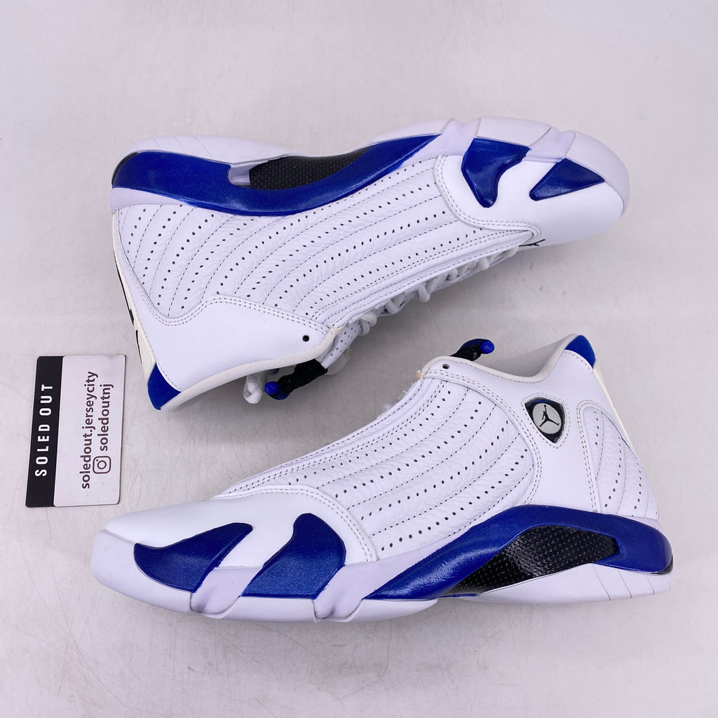 Air Jordan 14 Retro "White Hyper Royal" 2020 New Size 9.5
