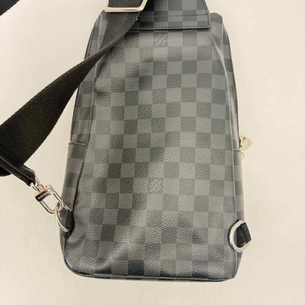 Louis Vuitton SLING BAG "DAMIER GRAPHITE" Used Black Size OS