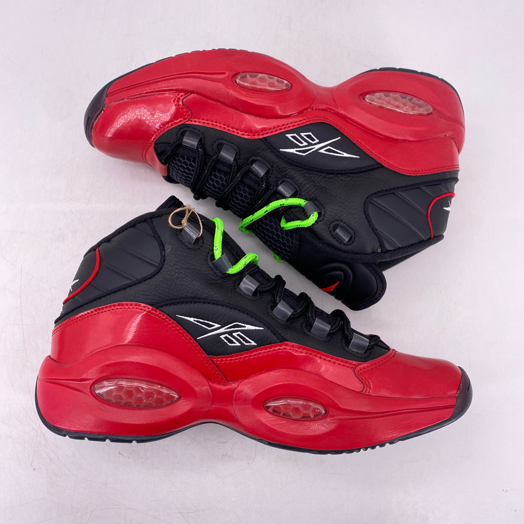 Reebok Question Mid "76Ers Bred" 2020 New Size 10