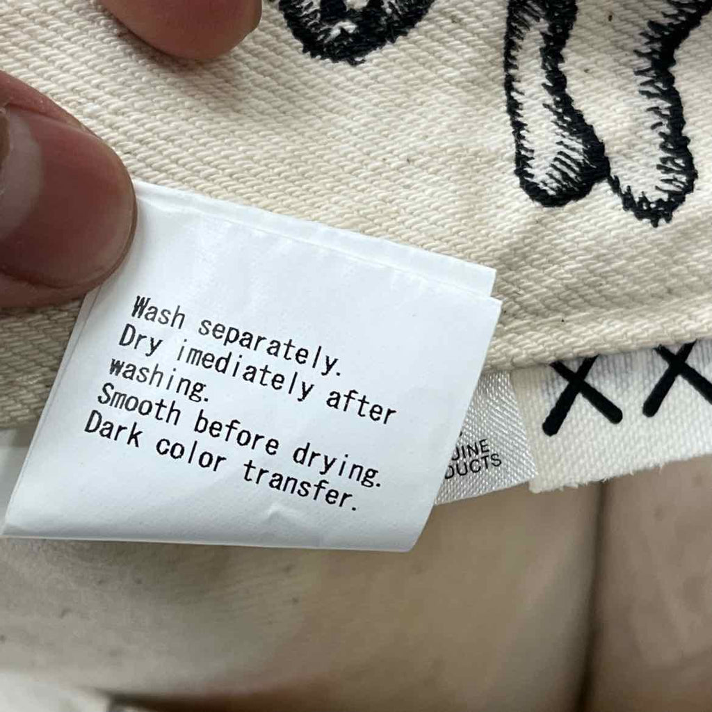 Human Made Pant "KAWS ANIMAL" Beige Used Size L