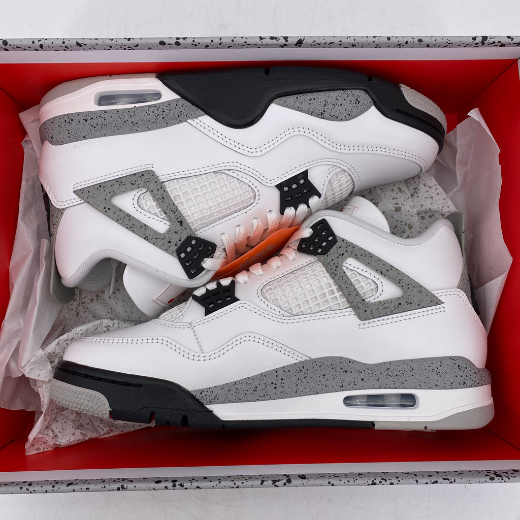 Air Jordan 4 Retro "White Cement" 2025 New Size 7.5